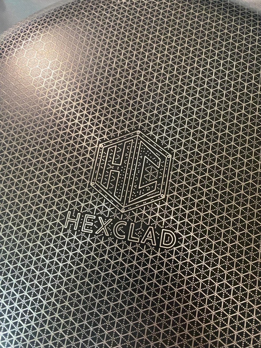 HexClad Black Stainless Steel Nonstick Frying Pan — Black Finish - Picture 4 of 7